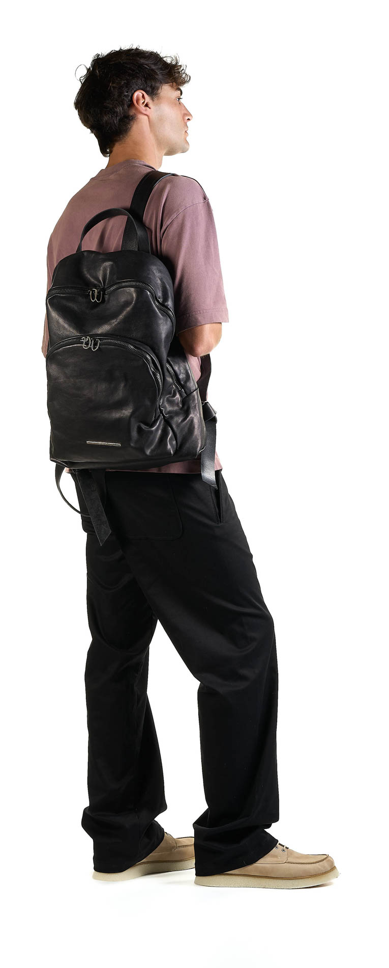 daniele basta leather and silver bags - WEARING